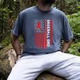 Baseball Dad Usa American Flag Patriotic Dad Father's Day Men's Comfort Colors T-Shirt Denim Baseball Dad Usa American Flag Patriotic Dad Father's Day Men's Comfort Colors T-Shirt Denim