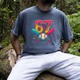 Baseball Drip 6 7 Number 67 Six Seven Meme Boys Kids Men's Comfort Colors T-Shirt Denim Baseball Drip 6 7 Number 67 Six Seven Meme Boys Kids Men's Comfort Colors T-Shirt Denim