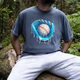 Baseball Drip Ice Cream Glove With Sprinkles Ball Boys Youth Men's Comfort Colors T-Shirt Denim