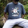 Baseball Drip Icecream Apparel Youth Boy Easter Men's Comfort Colors T-Shirt Denim