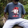 Baseball Drip Icecream Boy Kids Valentine Men's Comfort Colors T-Shirt Denim