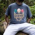 Baseball Drip Icecream Men's Comfort Colors T-Shirt Denim