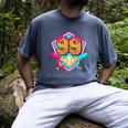 Baseball Drip Jersey Number 99 For Players & 99th Birthday Men's Comfort Colors T-Shirt Denim Baseball Drip Jersey Number 99 For Players & 99th Birthday Men's Comfort Colors T-Shirt Denim