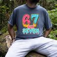 Baseball Drip Number 67 Player Trendy 6 7 Meme Men's Comfort Colors T-Shirt Denim