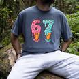 Baseball Ice Cream Drip 6 7 Kids 67 Birthday Men's Comfort Colors T-Shirt Denim Baseball Ice Cream Drip 6 7 Kids 67 Birthday Men's Comfort Colors T-Shirt Denim