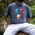 Baseball Ice Cream Drip 67 Six Seven Gen Alpha Slang Meme Men's Comfort Colors T-Shirt Denim Baseball Ice Cream Drip 67 Six Seven Gen Alpha Slang Meme Men's Comfort Colors T-Shirt Denim