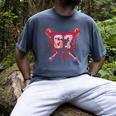 Baseball Ice Cream Drip Number 67 Meme Valentine Couple Love Men's Comfort Colors T-Shirt Denim