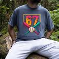 Baseball Ice Cream Drip Number 67 Player 67th Birthday Premium Tri-Blend Men's Comfort Colors T-Shirt Denim Baseball Ice Cream Drip Number 67 Player 67th Birthday Premium Tri-Blend Men's Comfort Colors T-Shirt Denim