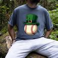 Baseball Leprechaun Hat Saint Patrick Retro Men's Comfort Colors T-Shirt Denim Baseball Leprechaun Hat Saint Patrick Retro Men's Comfort Colors T-Shirt Denim