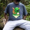 Baseball Life Style Ice Cream Drip Green Premium Tri-Blend Men's Comfort Colors T-Shirt Denim Baseball Life Style Ice Cream Drip Green Premium Tri-Blend Men's Comfort Colors T-Shirt Denim