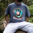 Baseball Lifestyle Apparel Youth Baseball Drip Ice Cream Men's Comfort Colors T-Shirt Denim