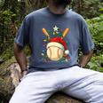 Baseball Santa Christmas Ball Baseball Lover Player Boys Men's Comfort Colors T-Shirt Denim Baseball Santa Christmas Ball Baseball Lover Player Boys Men's Comfort Colors T-Shirt Denim
