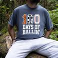 Baseball Soccer Basketball 100 Days Of School Men's Comfort Colors T-Shirt Denim Baseball Soccer Basketball 100 Days Of School Men's Comfort Colors T-Shirt Denim