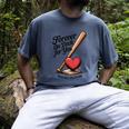 Baseball Valentine Forever On Deck For You Tee Men's Comfort Colors T-Shirt Denim