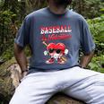 Baseball Is My Valentine Shirt Heart Drip Baseball Lovers Men's Comfort Colors T-Shirt Denim