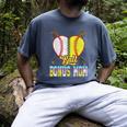 Bonus Mom Of Both Half Baseball Softball Ice Cream Drip Men's Comfort Colors T-Shirt Denim Bonus Mom Of Both Half Baseball Softball Ice Cream Drip Men's Comfort Colors T-Shirt Denim