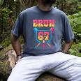Bruh Baseball Ice Cream Drip Number 67 Player 67th Birthday Men's Comfort Colors T-Shirt Denim Bruh Baseball Ice Cream Drip Number 67 Player 67th Birthday Men's Comfort Colors T-Shirt Denim