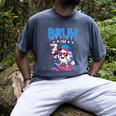 Bruh I'm 7 Baseball Ice Cream Drip It's My 7th Birthday Men's Comfort Colors T-Shirt Denim