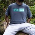 BSBL SZN Baseball Season Game Day Boys Girls Youth Men's Comfort Colors T-Shirt Denim BSBL SZN Baseball Season Game Day Boys Girls Youth Men's Comfort Colors T-Shirt Denim