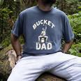Bucket Dad Baseball Daddy Men's Comfort Colors T-Shirt Denim Bucket Dad Baseball Daddy Men's Comfort Colors T-Shirt Denim