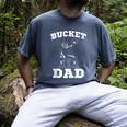 Bucket Dad Softball Dad Baseball Dad Catcher Men's Comfort Colors T-Shirt Denim Bucket Dad Softball Dad Baseball Dad Catcher Men's Comfort Colors T-Shirt Denim