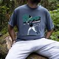 Cal Raleigh Seattle MLB Baseball Players MLBCRA205M Men's Comfort Colors T-Shirt Denim Cal Raleigh Seattle MLB Baseball Players MLBCRA205M Men's Comfort Colors T-Shirt Denim