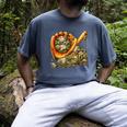 Camo Ice Cream Drip Baseball Stuff Baseball Drip Boys Men's Comfort Colors T-Shirt Denim