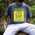 Caution Serious Baseball Dad Something To Be Feared Premium Men's Comfort Colors T-Shirt Denim