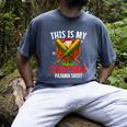 My Christmas Baseball Pajama Helmet Santa Xmas Men Boys Men's Comfort Colors T-Shirt Denim