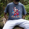 Christmas Baseball Santa Game Day Xmas Boys Kids Men Men's Comfort Colors T-Shirt Denim Christmas Baseball Santa Game Day Xmas Boys Kids Men Men's Comfort Colors T-Shirt Denim