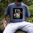 Cool Dollar Bill Guy With Cap And Baseball Costume Premium Tri-Blend Men's Comfort Colors T-Shirt Denim Cool Dollar Bill Guy With Cap And Baseball Costume Premium Tri-Blend Men's Comfort Colors T-Shirt Denim