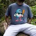 Cool Ice Cream Drip Baseball Drip For Boys Sports Kids Men's Comfort Colors T-Shirt Denim Cool Ice Cream Drip Baseball Drip For Boys Sports Kids Men's Comfort Colors T-Shirt Denim