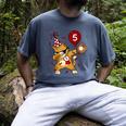 Dabbing Cool Cat Baseball 5th Birthday Men's Comfort Colors T-Shirt Denim Dabbing Cool Cat Baseball 5th Birthday Men's Comfort Colors T-Shirt Denim