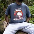 Dad Of Ballers Shirt Volleyball Baseball Dad Of Baller Men's Comfort Colors T-Shirt Denim Dad Of Ballers Shirt Volleyball Baseball Dad Of Baller Men's Comfort Colors T-Shirt Denim