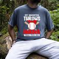 My Daughter Throws Harder Than Your Son Baseball Dads Men's Comfort Colors T-Shirt Denim My Daughter Throws Harder Than Your Son Baseball Dads Men's Comfort Colors T-Shirt Denim