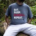 Eat Sleep Baseball Repeat Baseball Player Men's Comfort Colors T-Shirt Denim Eat Sleep Baseball Repeat Baseball Player Men's Comfort Colors T-Shirt Denim