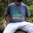 Eat Sleep Baseball Repeat Baseball Player Baseball Men's Comfort Colors T-Shirt Denim Eat Sleep Baseball Repeat Baseball Player Baseball Men's Comfort Colors T-Shirt Denim