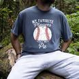 My Favorite Baseball Player Calls Me Pa Baseball Dads Men's Comfort Colors T-Shirt Denim My Favorite Baseball Player Calls Me Pa Baseball Dads Men's Comfort Colors T-Shirt Denim