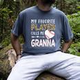 My Favorite Player Calls Me Granna Baseball Leopard Men's Comfort Colors T-Shirt Denim My Favorite Player Calls Me Granna Baseball Leopard Men's Comfort Colors T-Shirt Denim