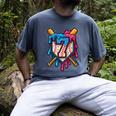 HUGvyn 7th Birthday Baseball Ice Cream Drip Number 7 Kid Boy Men's Comfort Colors T-Shirt Denim HUGvyn 7th Birthday Baseball Ice Cream Drip Number 7 Kid Boy Men's Comfort Colors T-Shirt Denim
