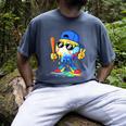 Ice Cream Baseball Drip Spots Sprinkle For Boys Youth Kids Men's Comfort Colors T-Shirt Denim