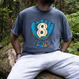 Ice Cream Baseball Glove 8th Birthday Edition Men's Comfort Colors T-Shirt Denim