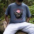 I'm Head Heffa Just Ask Me Bossy Highland Cow Baseball Cap Men's Comfort Colors T-Shirt Denim