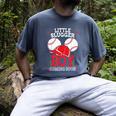 Little Slugger Boy Coming Soon Baby Announcement Baseball Men's Comfort Colors T-Shirt Denim