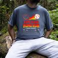 Love Is Our Home Run Baseball Valentine Couple Men's Comfort Colors T-Shirt Denim
