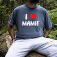 I Love Mamie Heart Grandma Grandmother Grandparent Raglan Baseball Tee Men's Comfort Colors T-Shirt Denim I Love Mamie Heart Grandma Grandmother Grandparent Raglan Baseball Tee Men's Comfort Colors T-Shirt Denim