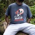 Mask On Fear Gone Baseball Catcher Softball Men's Comfort Colors T-Shirt Denim