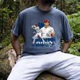 Mike Trout Los Angeles A MLB Baseball Players MLBMTR302N Men's Comfort Colors T-Shirt Denim