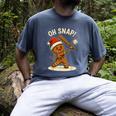 Oh Snap Gingerbreadman Baseball Christmas Men Boys Toddlers Men's Comfort Colors T-Shirt Denim Oh Snap Gingerbreadman Baseball Christmas Men Boys Toddlers Men's Comfort Colors T-Shirt Denim