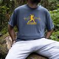 Pittsburgh Lovers Skyline Retro Baseball Heartbeat Men Women Men's Comfort Colors T-Shirt Denim